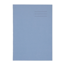 A4 Exercise Book 32 Page, Plain, Light Blue - Pack of 100
